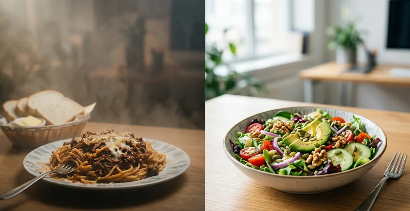 Scelta alimentare consapevole per evitare la nebbia cognitiva pomeridiana