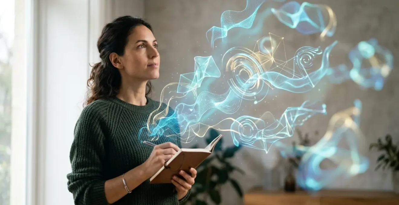 Persona che analizza dati di salute con grafici e strumenti di misurazione